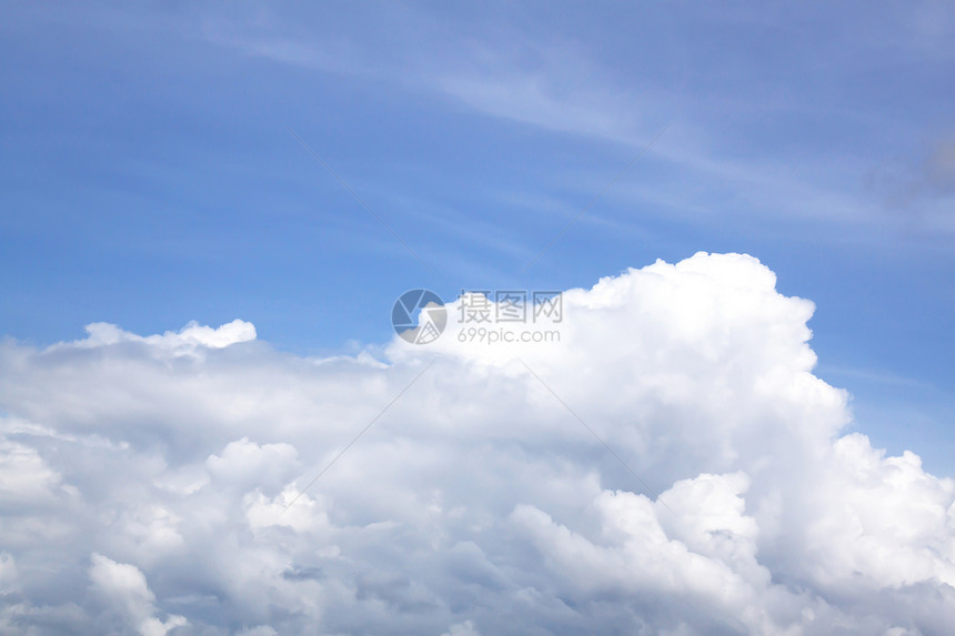 蓝蓝天空自然风景阳光空气白色天气自由隐喻符号场景图片