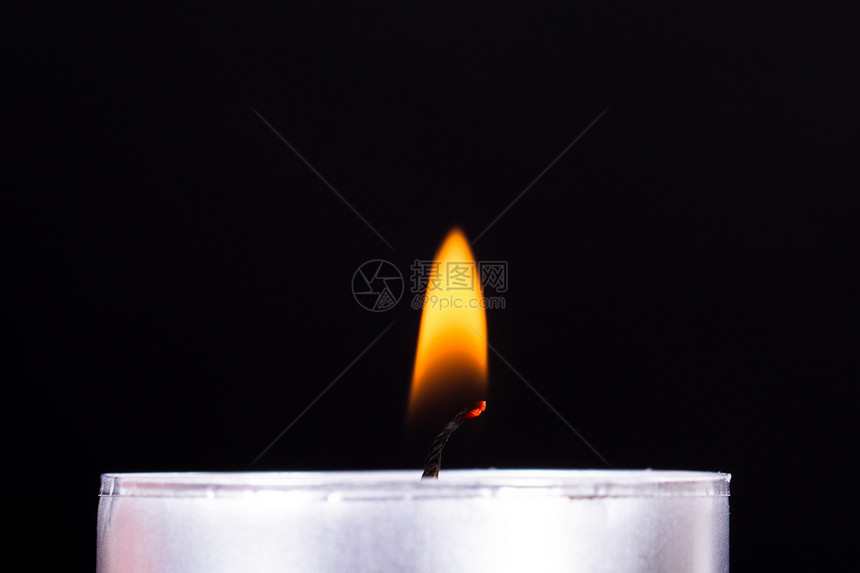 蜡烛燃烧木头危险烧伤火焰宏观火柴图片