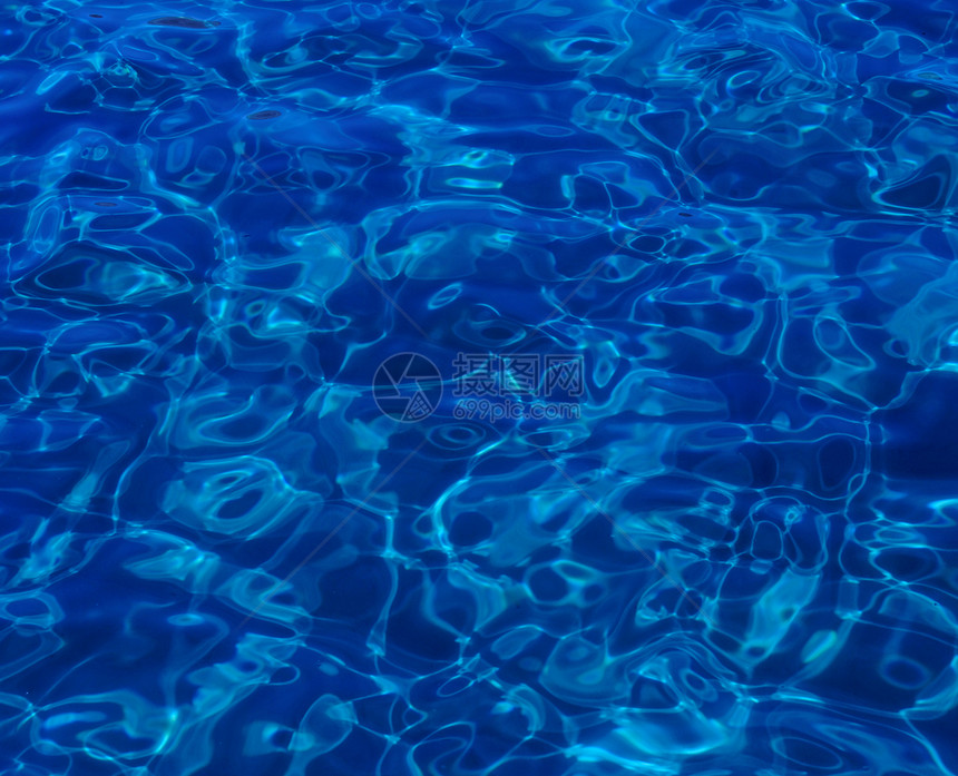 卷水水表面蓝蓝色抽象背景运动商业墙纸艺术框架材料插图宏观浅蓝色图片