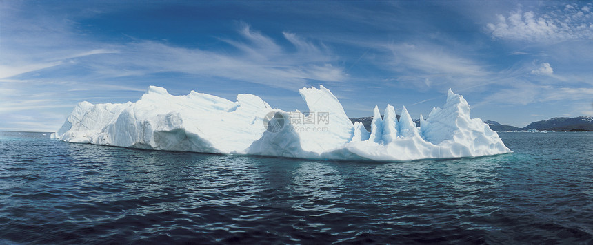冰山和水场景寒冷土地自然世界摄影风景海洋横幅全景图片