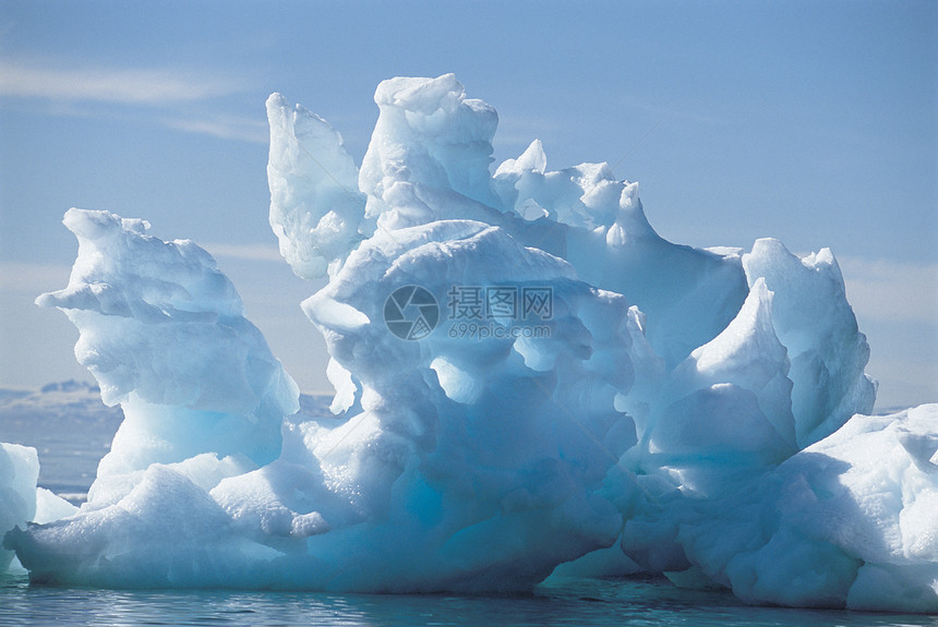 冰山和水自然世界场景海洋寒冷摄影土地风景全景图片