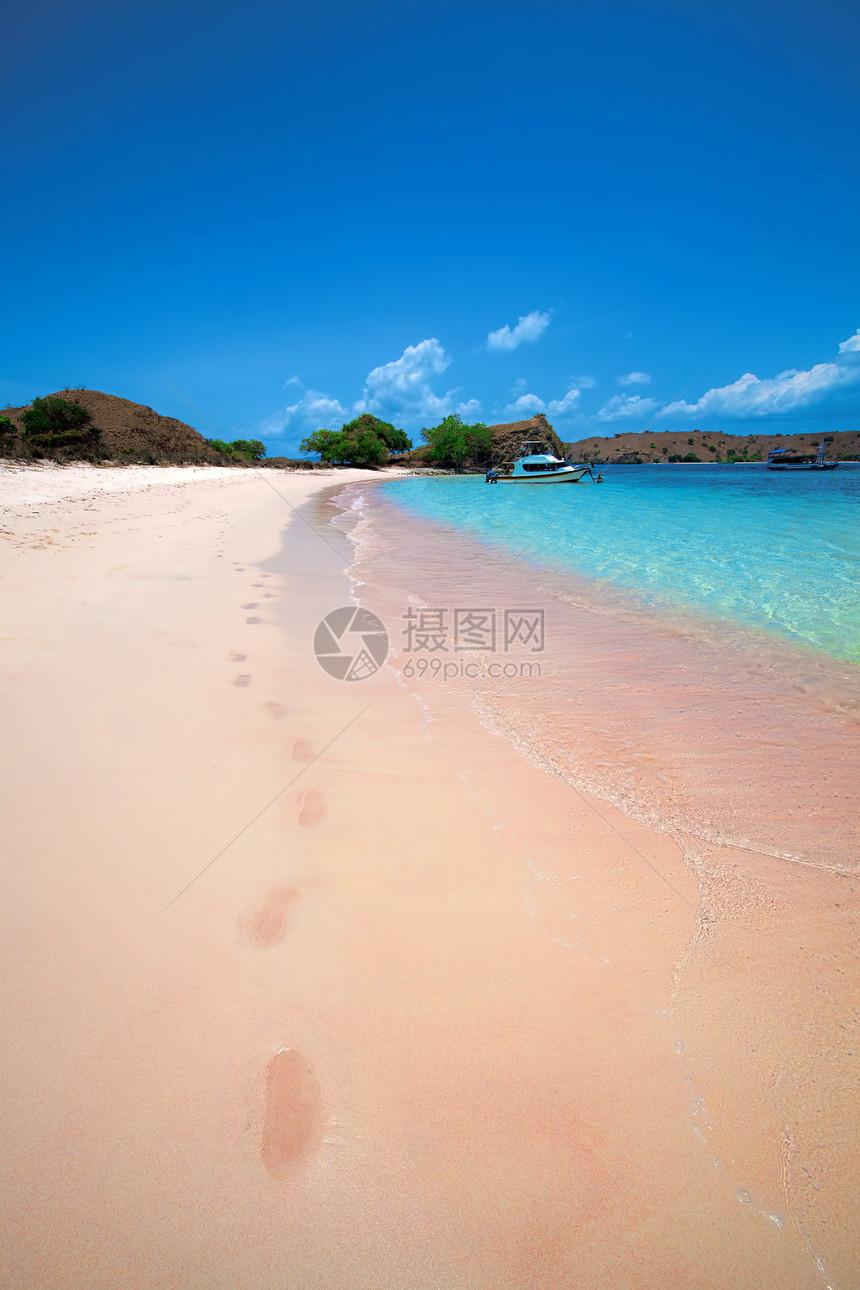 粉色海滩假期风景太阳旅行支撑天堂海洋海岸国家海岸线图片