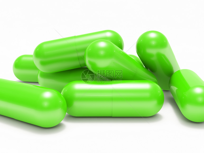 许多绿色闪亮的药丸囊卫生药剂白色疼痛制药治疗药片疾病剂量药品图片