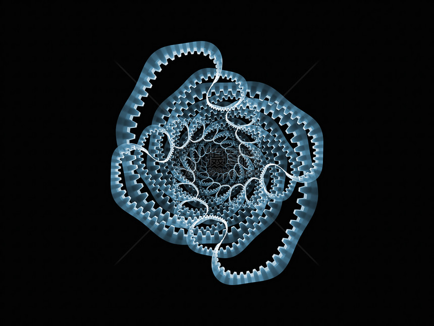 齿轮世界设计蓝色黑色数学旋转螺旋运动行动工程元素图片