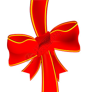 圣诞盒绘画包装季节性红带贺卡丝带礼物丝绸讯息艺术背景图片