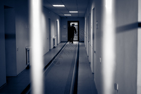 走廊监狱背景图片