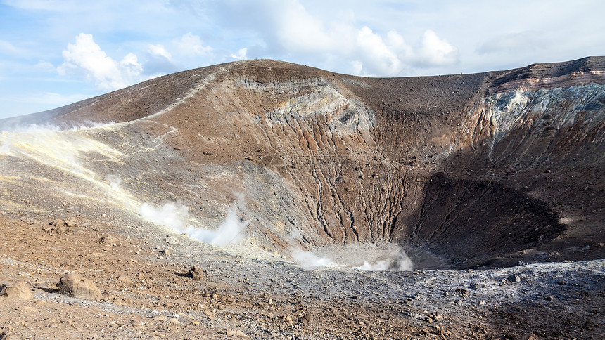 利帕里群岛活火山天空气体旅行岛屿风神地质学日光旅游悬崖风景图片