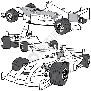 赛车头灯插图跑车运动汽车公式库存车体育引擎车轮背景图片