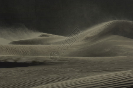 沙丘沙漠土地天气摄影黑暗地貌风暴自然世界场景沙尘暴图片素材