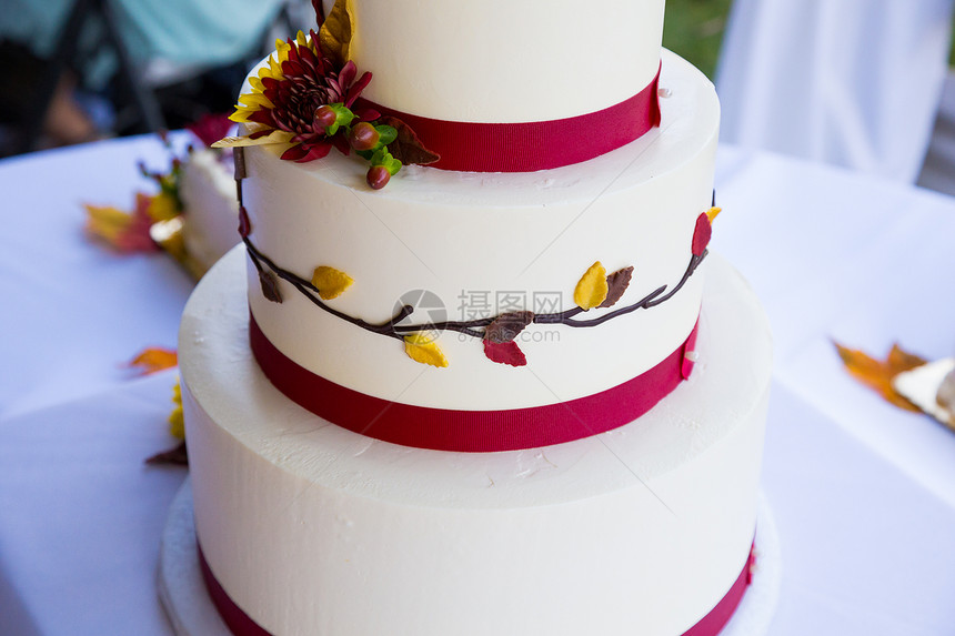 结婚蛋糕细节结婚日接待白色婚宴食物派对糖果甜点婚礼图片