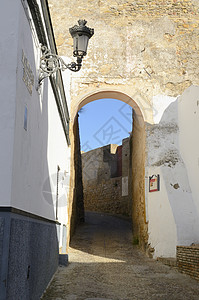 马切纳村旧大门高清图片