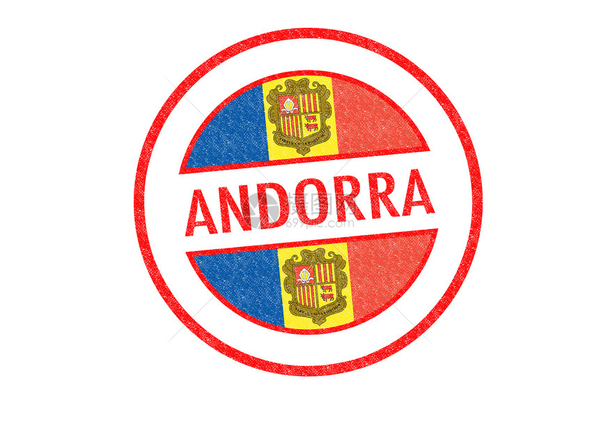 安德拉多拉旅行标签标题首都城市签证按钮护照图章徽章图片