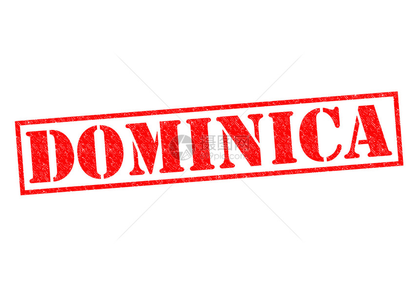 多米尼克旅游标题标签旅行假期白色首都贴纸按钮红色图片