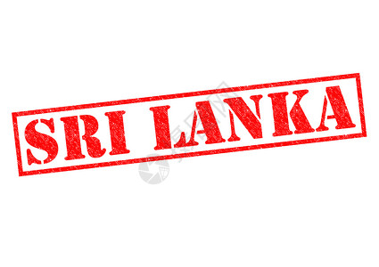 斯里兰卡 LANKA旅游城市徽章邮票签证贴纸护照文化图章红色橡皮高清图片素材