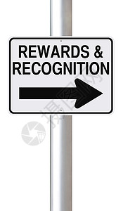 奖赏和表彰概念标志奖项管理表现警告测量交通工作指示牌背景图片