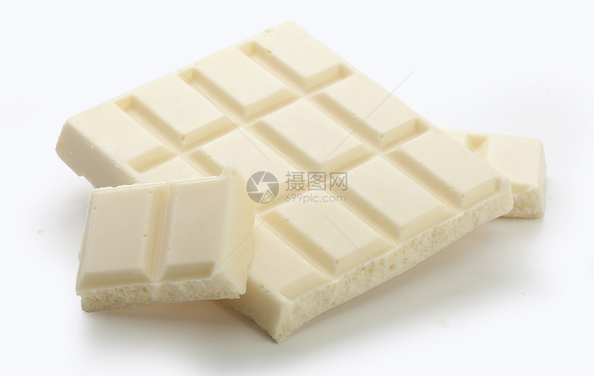 白巧克力生产甜点产品酒吧充气牛奶海绵食物平板图片