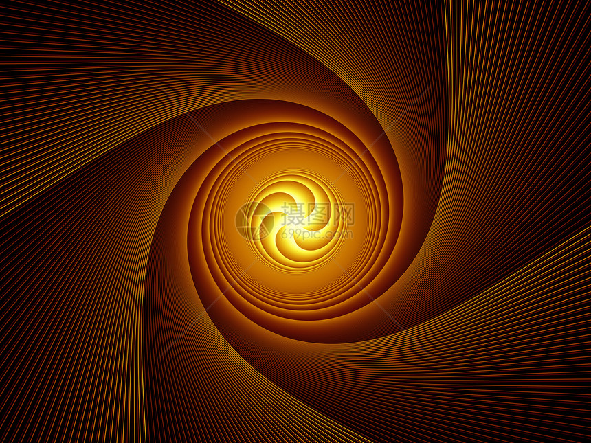 分形沉积设计中心黑色射线数学渲染元素径向光束金子几何学图片