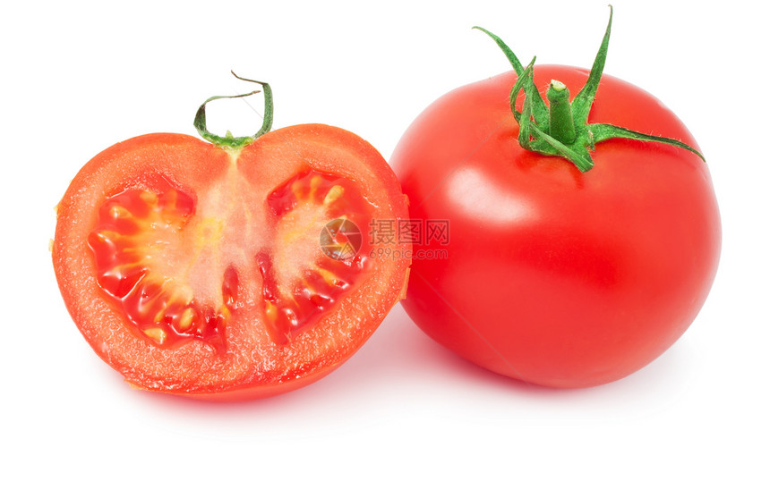 番茄红色蔬菜营养白色叶子农业食物绿色宏观图片