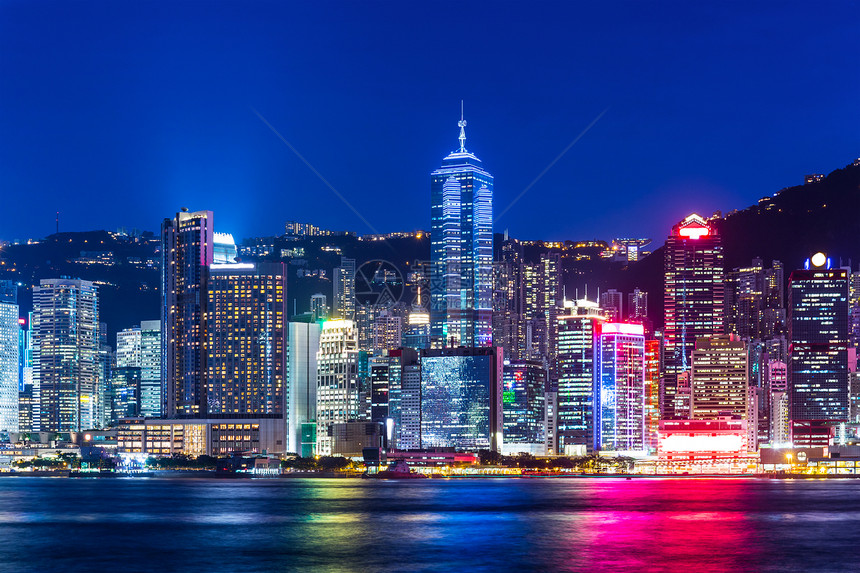 香港天线假期市中心地标旅行摩天大楼港口场景办公楼背景建筑图片