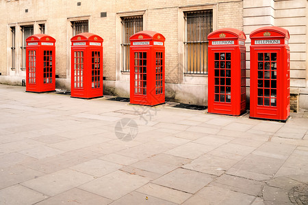 伦敦红色电话盒电话摊位文化生活英语街道盒子城市旅行旅游背景图片