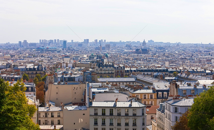 巴黎全景旅行地标天空建筑旅游城市景观建筑物建筑学场景图片