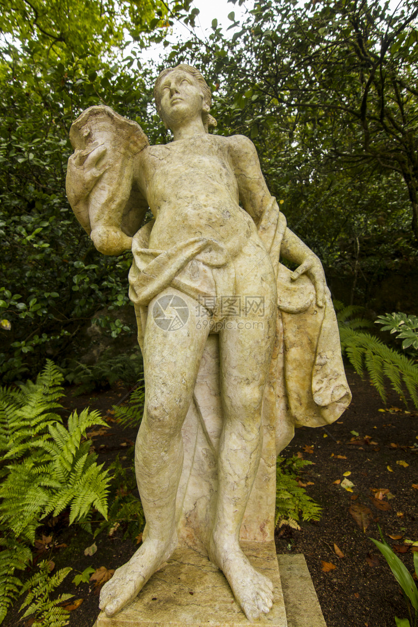 公园雕像 葡萄牙辛特拉历史吸引力文化历史性旅游纪念碑观光遗产石头旅行图片