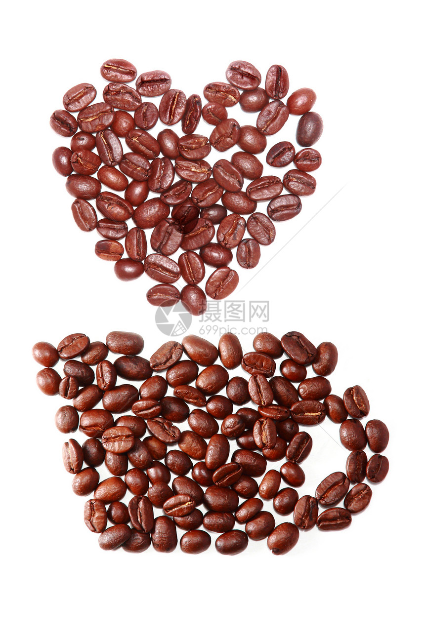 种子咖啡团体粮食蒸汽玻璃杯子咖啡店绘画豆子概念宏观图片