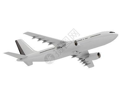 白色客机客机插图运输旅游航班天空飞机力量车辆翅膀涡轮活力高清图片素材