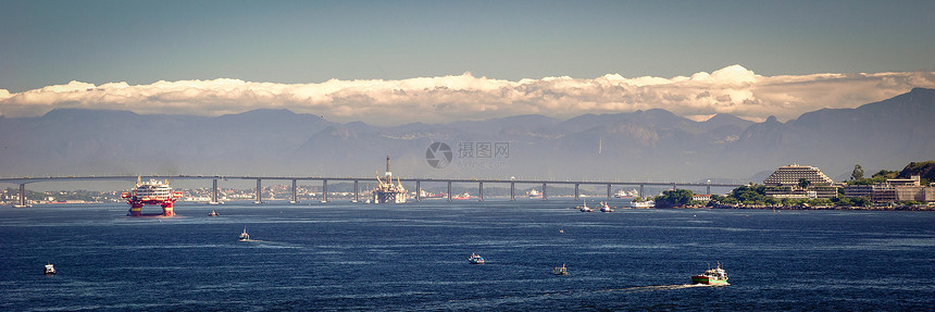 里约内地桥旅行方式交通天空海洋旅游目的地运输山脉全景图片