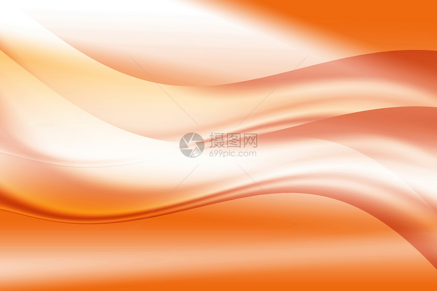 抽象的橙色背景图案波浪状曲线阴影反射艺术墙纸网络条纹图片