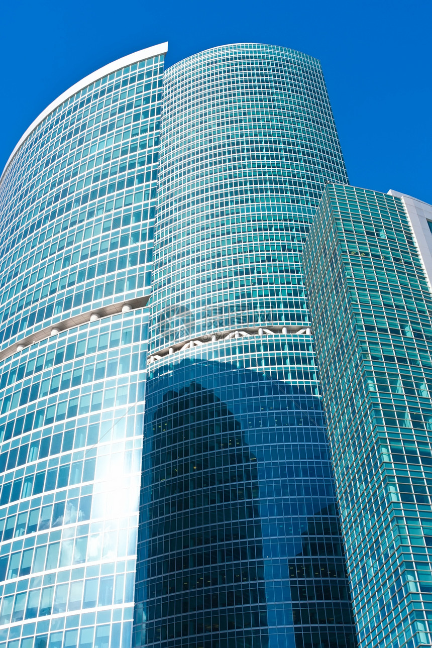 现代系统扩张者建筑办公室市中心景观天空建筑学蓝色反射技术场景图片