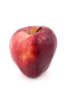 美味的红苹果红色水果食物健康背景图片