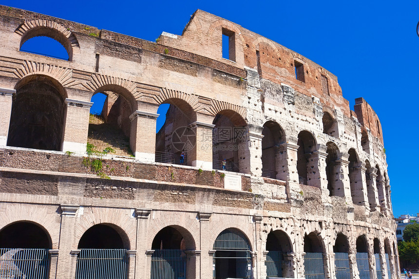 罗马的巨集地标体育馆天空蓝色论坛建筑建筑学废墟旅游旅行图片