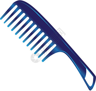塑料梳静物发型设计蓝色黑色梳子卫生理发背景图片