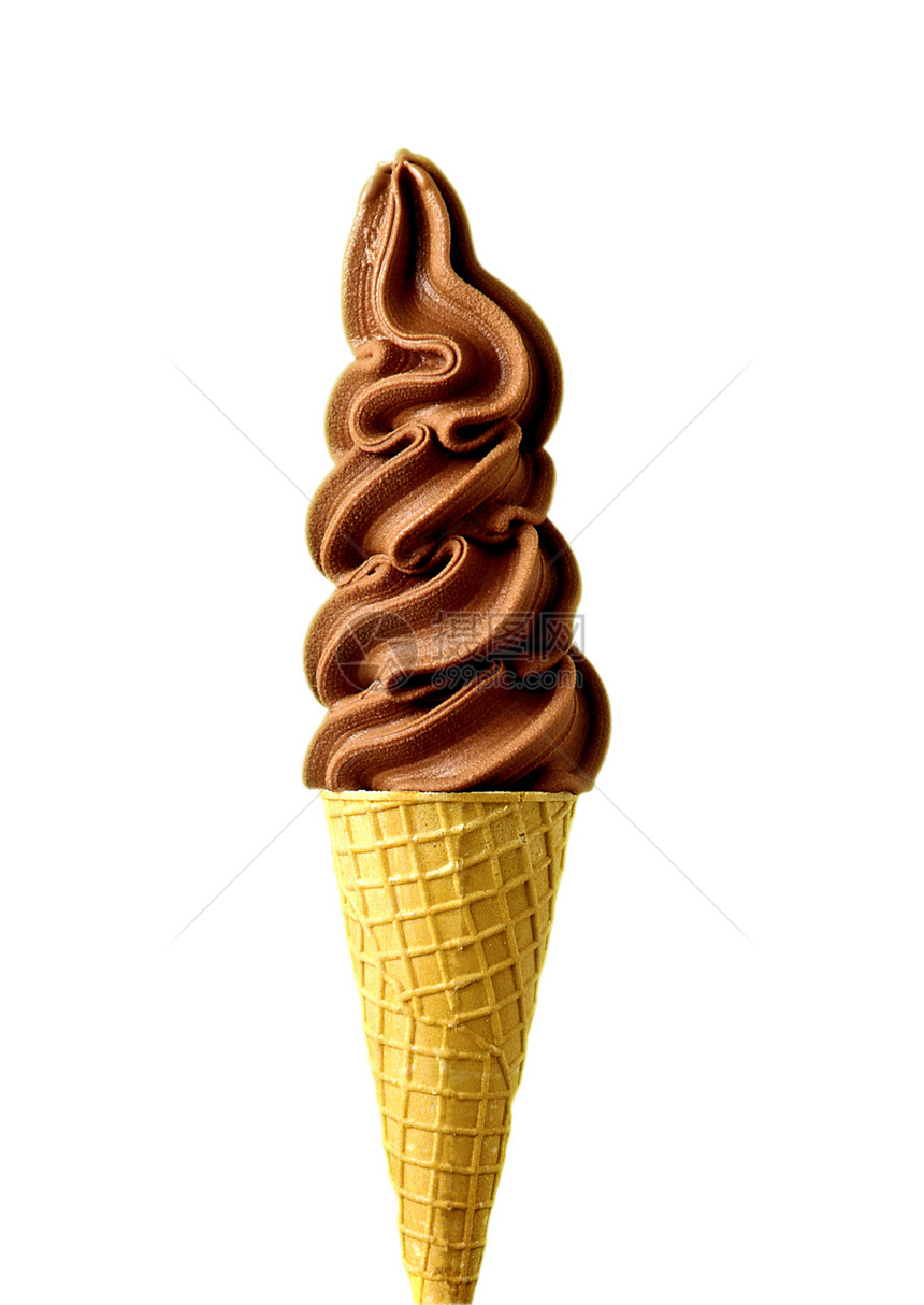 巧克力香味冰淇淋面小吃奶制品晶圆锥体酸奶味道食物甜点香草产品图片