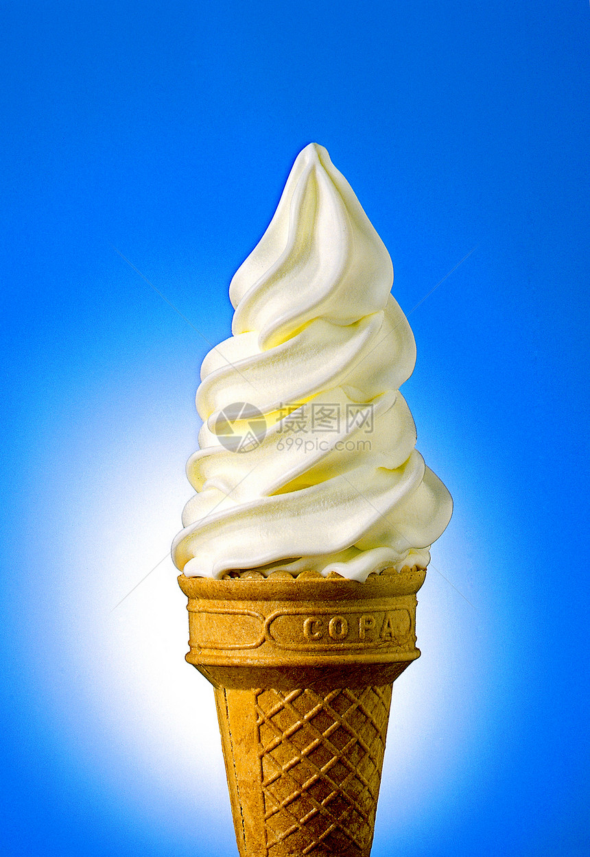 香草口味冰淇淋油牛奶晶圆鞭打奶制品产品柔软度小吃糖果可可美食图片