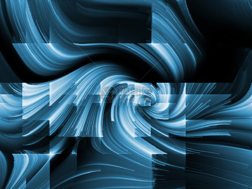 技术螺旋算法旋转轨迹设计纤维帆布元素笔触漩涡艺术品图片