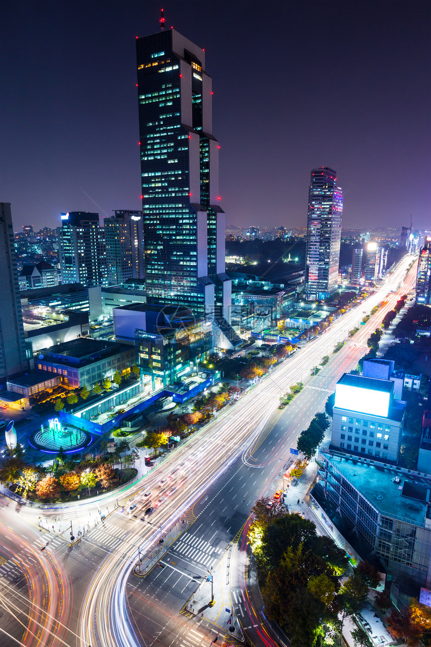 夜间江南区图片