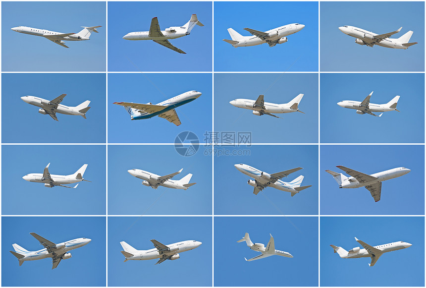飞机照片客机引擎商业车辆旅行航班航空白色空气图片