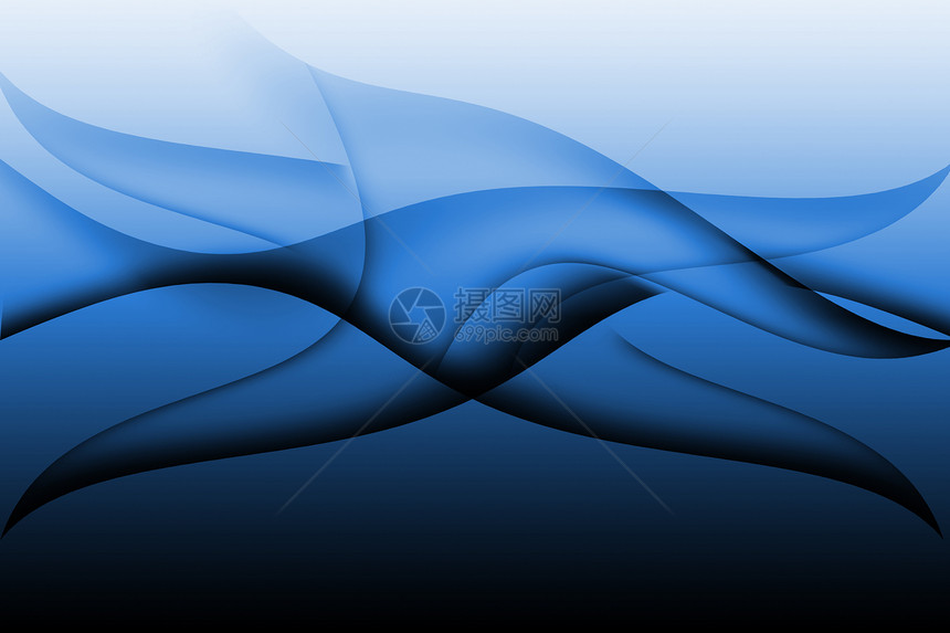 带曲线背景的蓝色抽象线辉光网络海浪波浪状桌面阴影墙纸条纹标签图片
