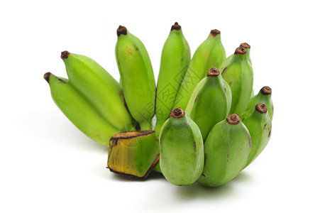 绿香蕉绿色食物水果综艺背景图片