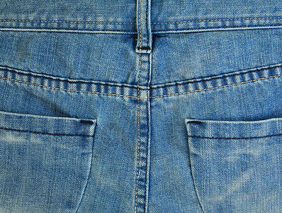 蓝色牛仔牛仔裤裤子服装牛仔布织物衣服背景图片
