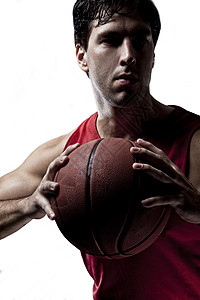 篮球运动员运动红色健身背景跳绳团队奉献精神黑色练习背景图片