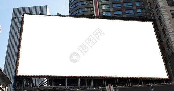 广告牌宣传白色剪裁商业广告控制板小路空白展示木板背景图片