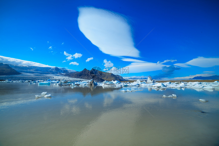 东部冰原冰川环礁湖国家地点反射环境沙龙蓝色冰山旅行气候天空图片