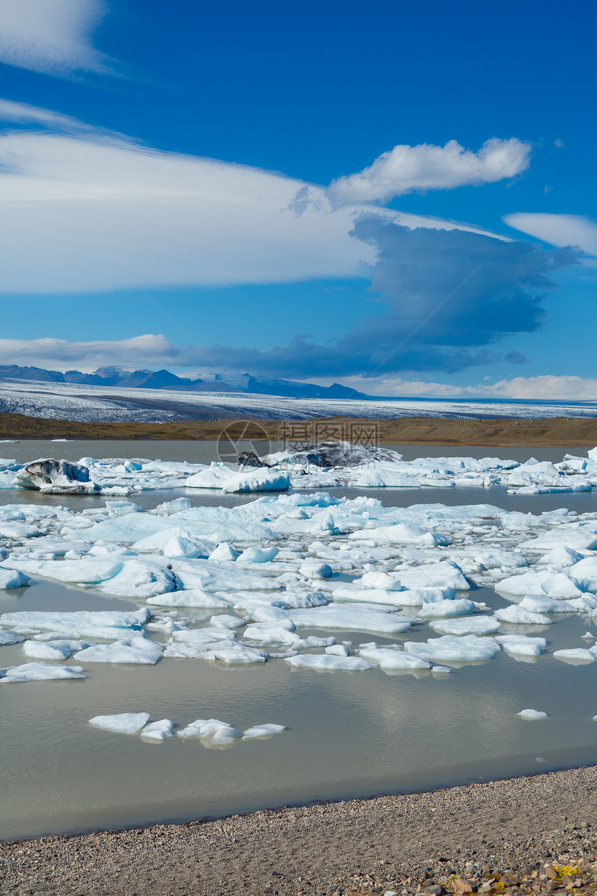 东部冰原冰川环礁湖地点天空冻结沙龙冰山气候蓝色旅游反射旅行图片