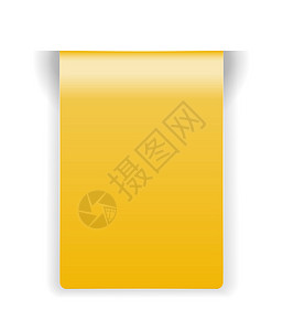 新的光亮标记阴影黄色卡片插图反射创造力白色长方形贴纸网络背景图片