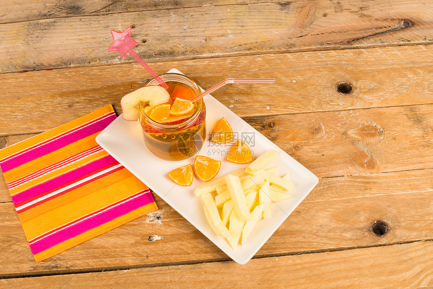 苹果薯条果汁童年美食水平食物甜点筹码盘子服务创造力图片
