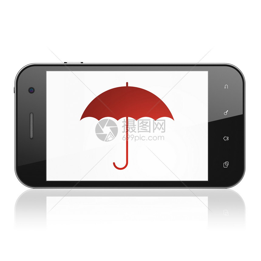 保护概念 智能手机伞式政策安全电话雨伞犯罪网络数据细胞隐私阳伞图片