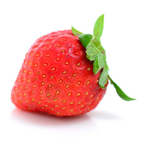 草莓植物叶子健康饮食绿色红色种子甜食背景图片